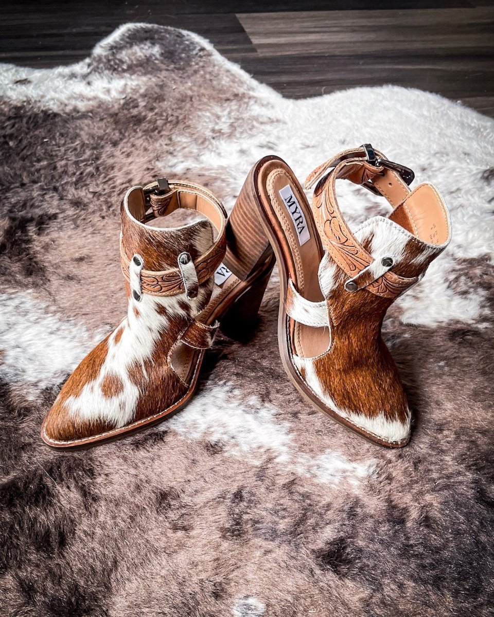 Cora Jo Heeled Booties by Myra Bag