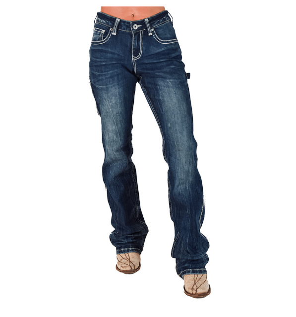Cowgirl Carpenter Bootcut Jeans by Cowgirl Tuff