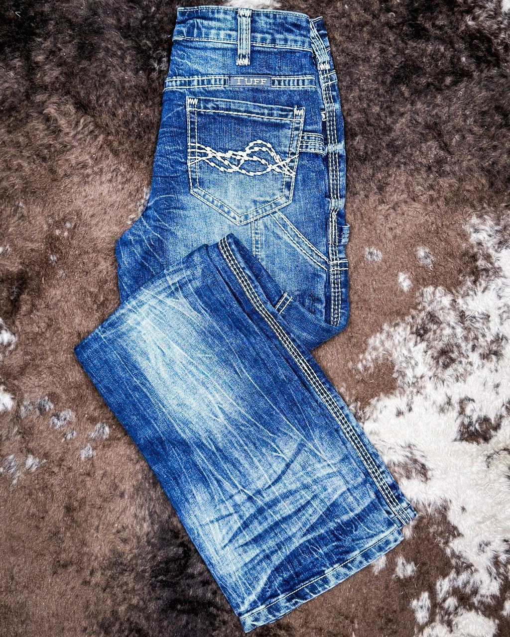 Cowgirl Carpenter Bootcut Jeans by Cowgirl Tuff