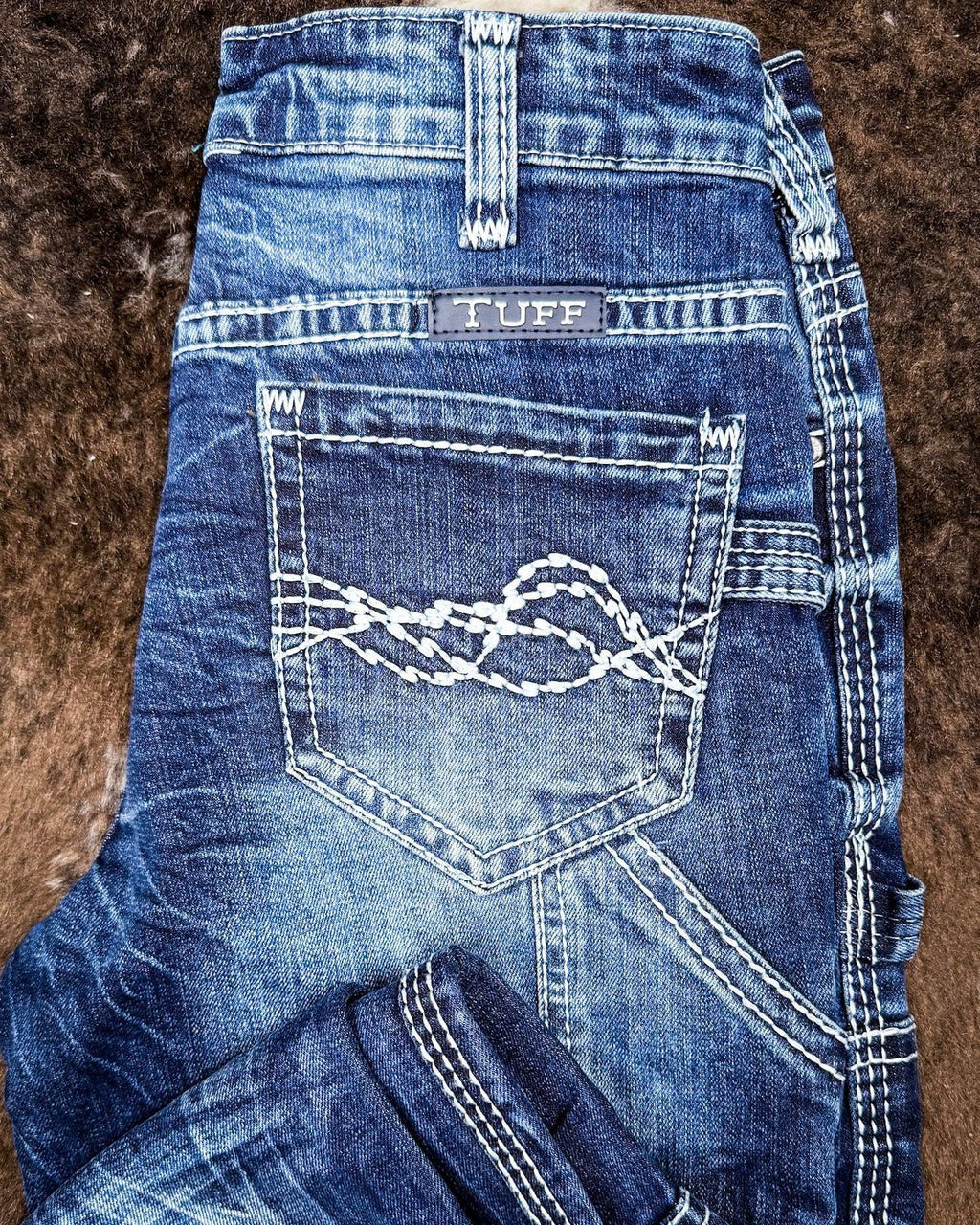 Cowgirl Carpenter Bootcut Jeans by Cowgirl Tuff