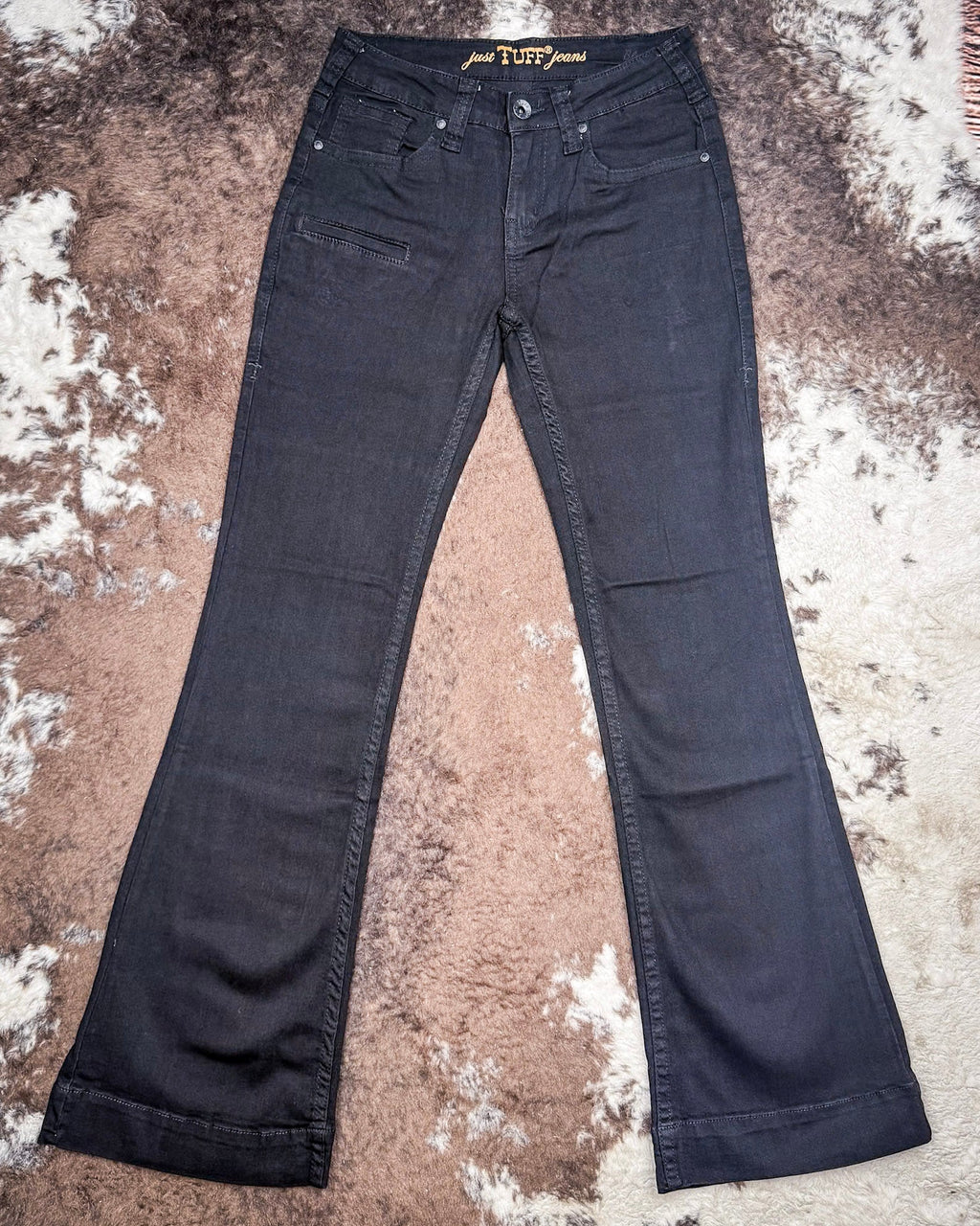 Black Sport Trouser Jeans by Cowgirl Tuff