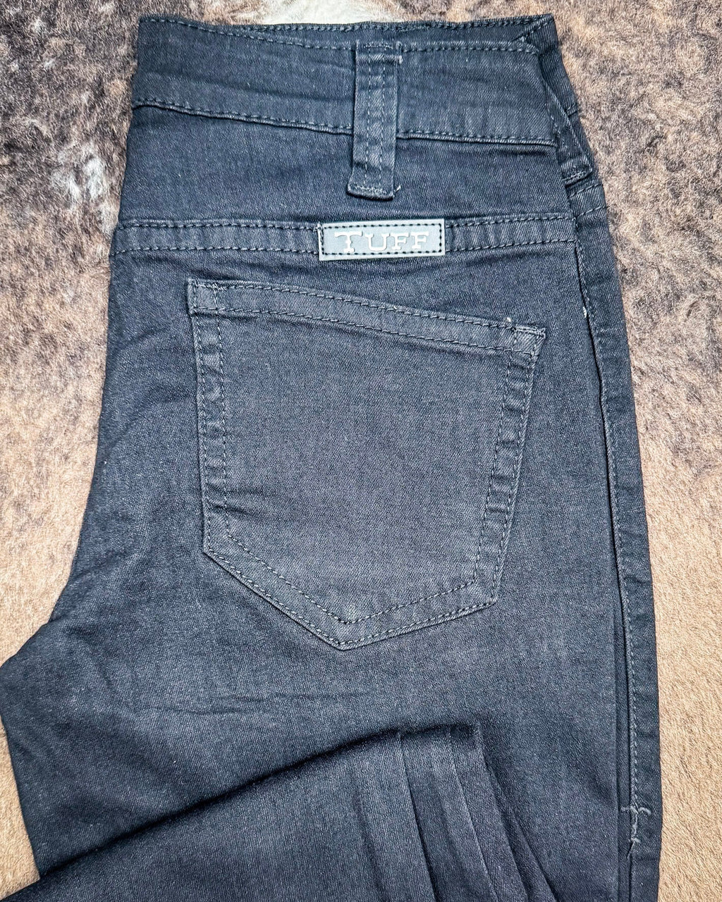 Black Sport Trouser Jeans by Cowgirl Tuff