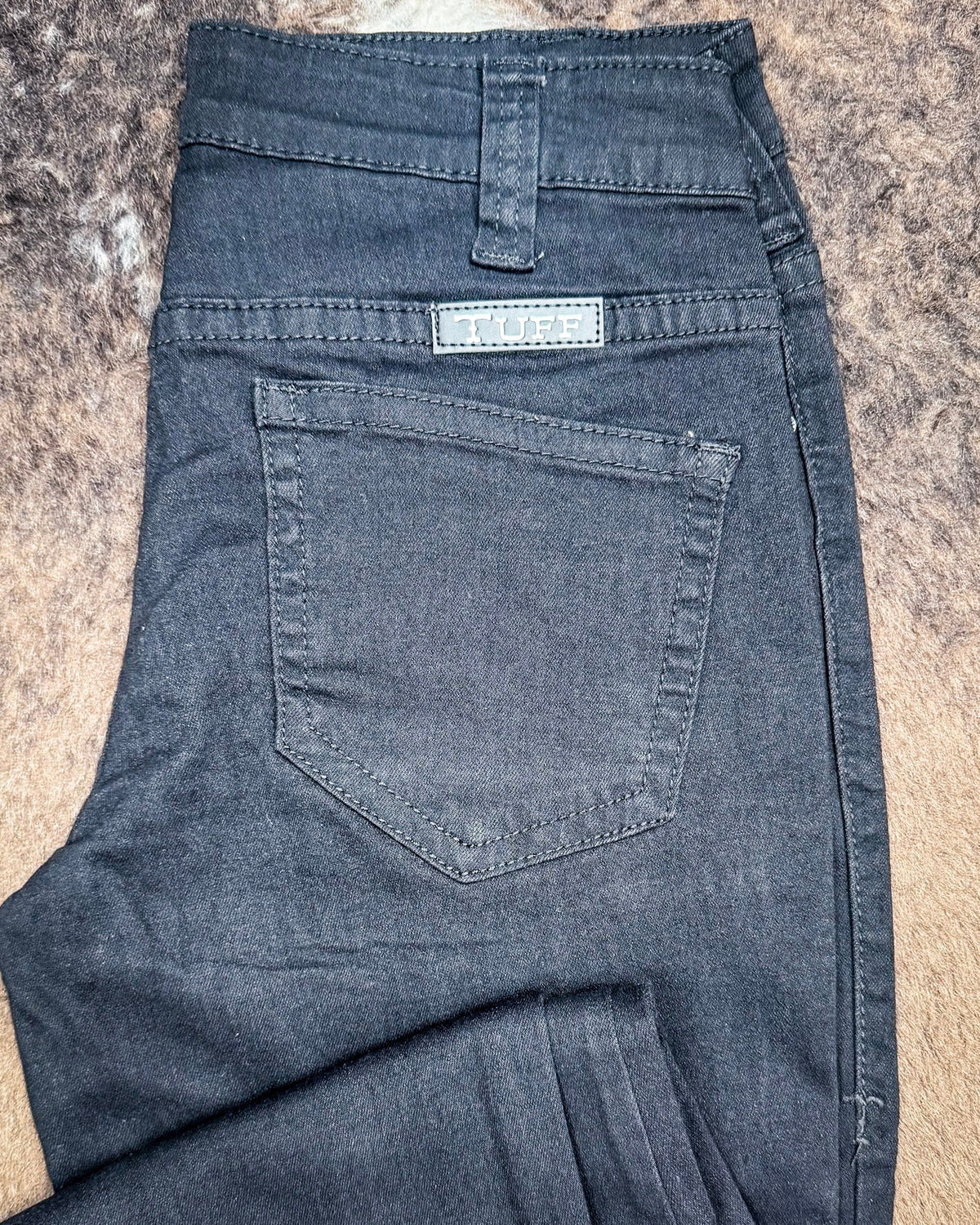 Black Sport Trouser Jeans by Cowgirl Tuff