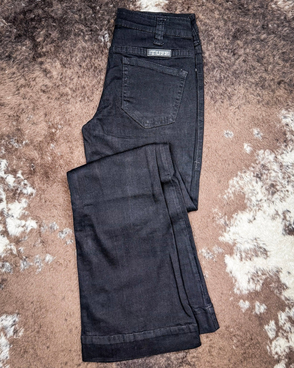 Black Sport Trouser Jeans by Cowgirl Tuff