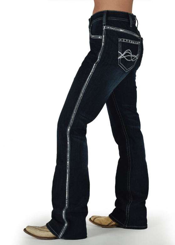 Cowgirl Tuff Bling It On Bootcut Jeans