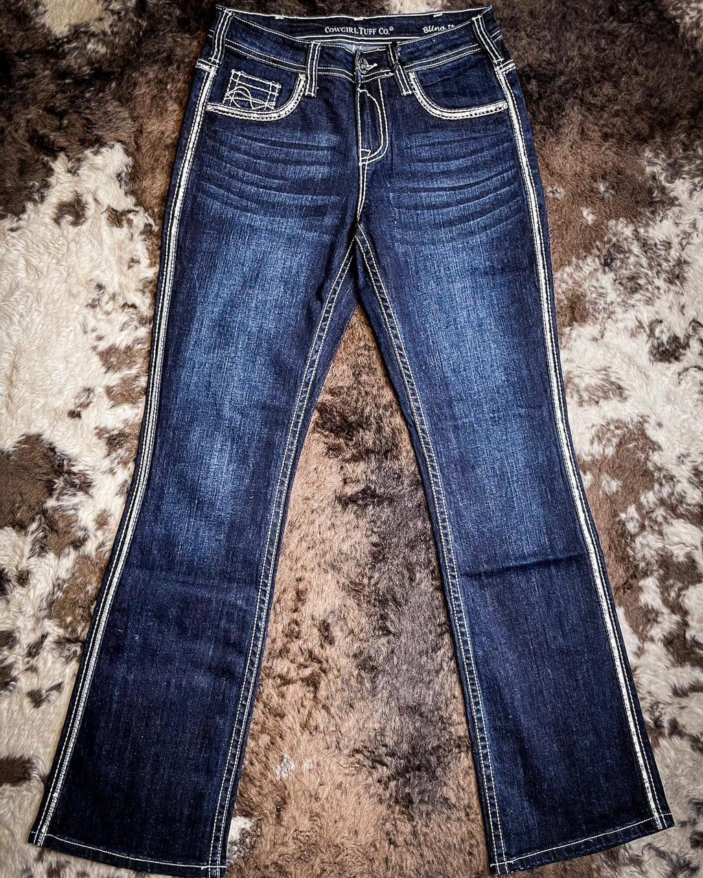 Cowgirl Tuff Bling It On Bootcut Jeans