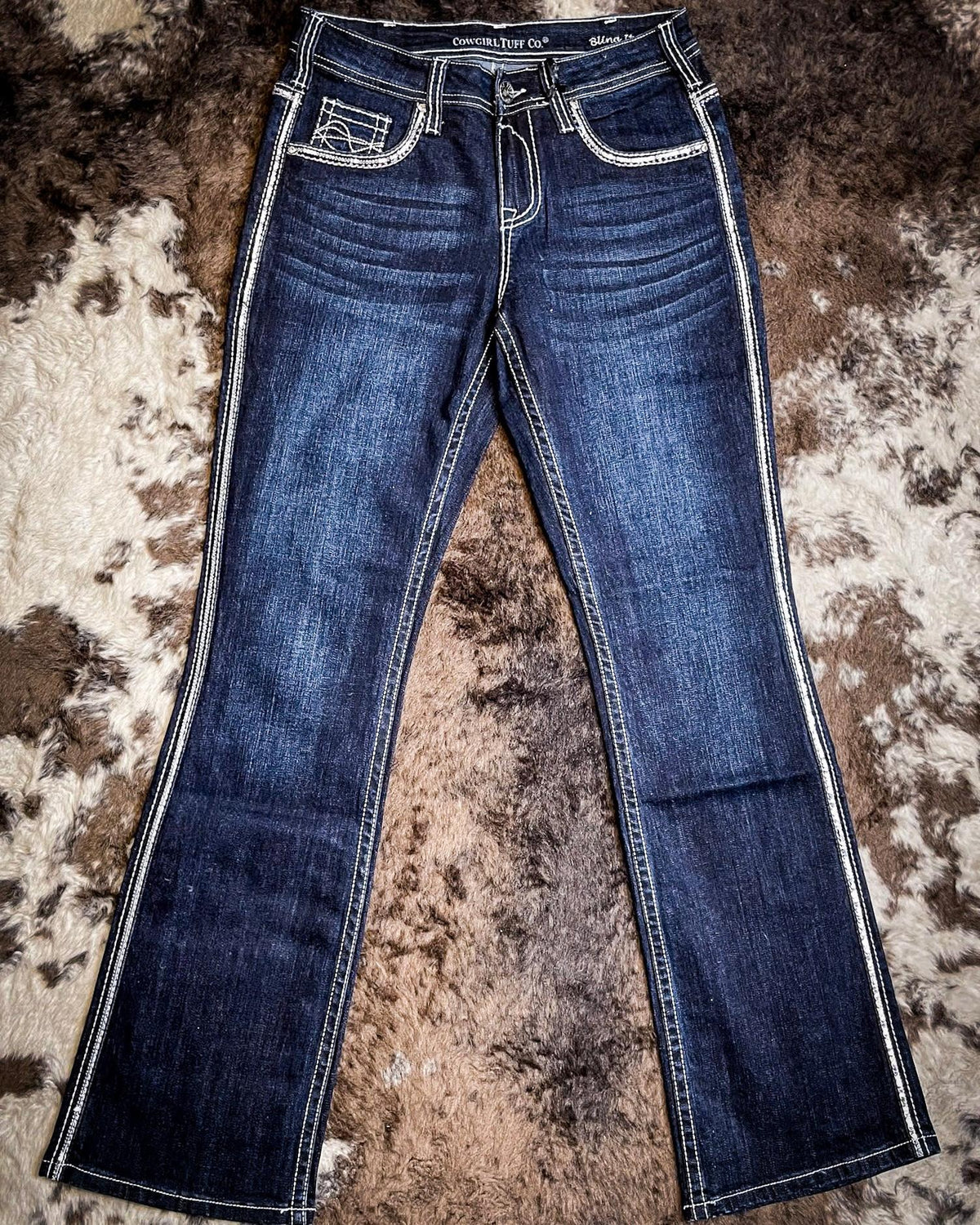 Cowgirl Tuff Bling It On Bootcut Jeans