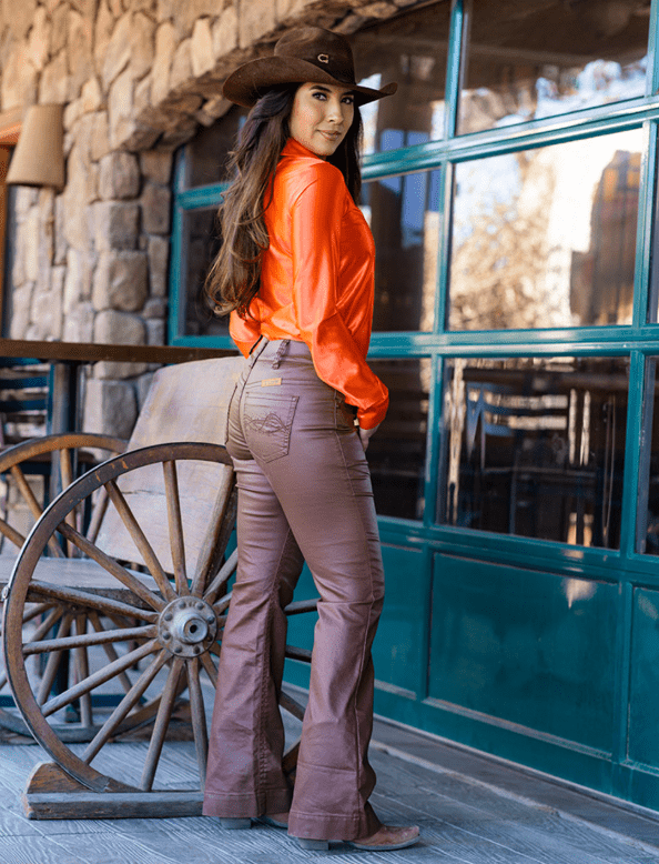 Cowgirl Tuff Brown Sugar Pull-On Trouser Jeans
