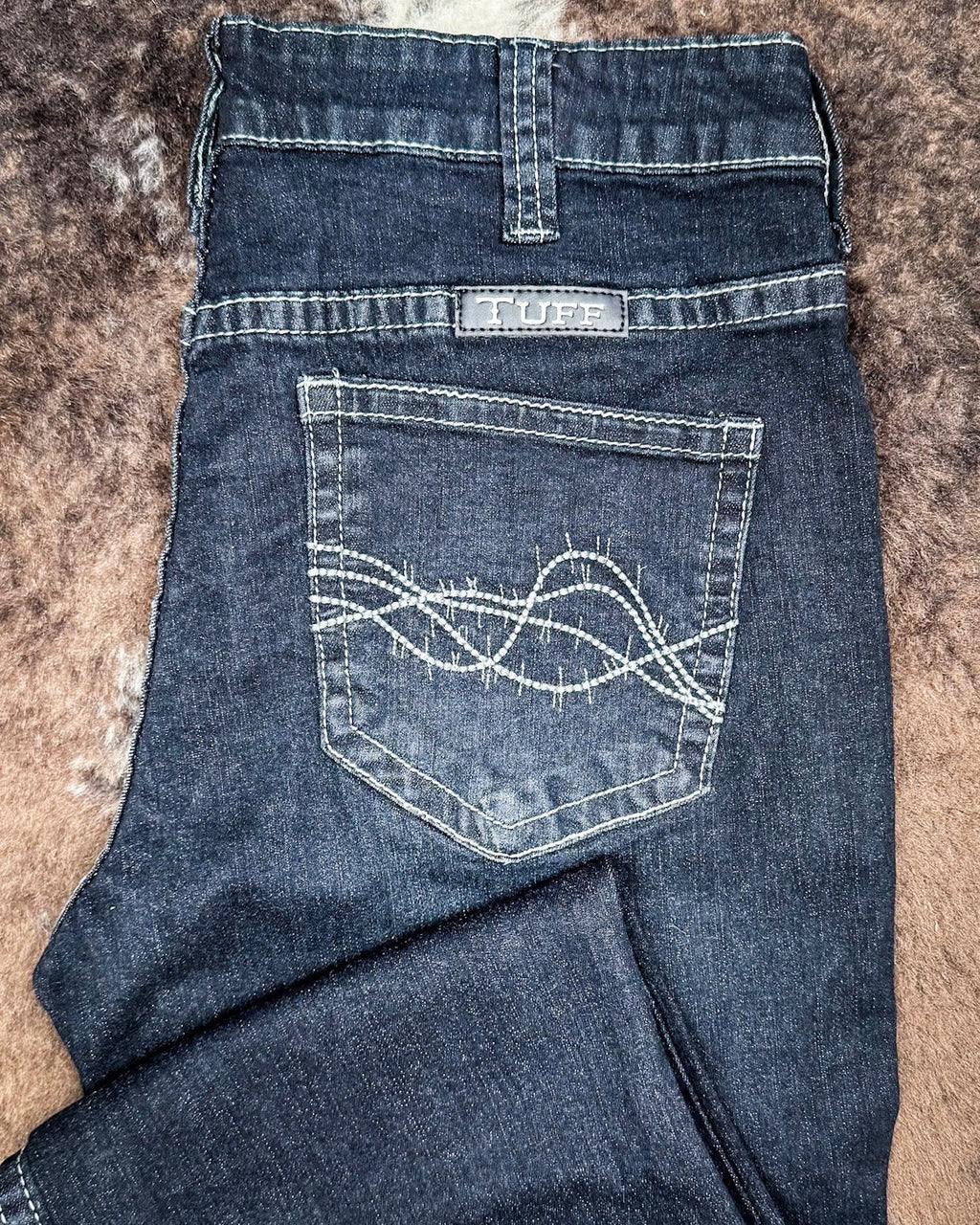 Dark Charcoal DFMI Bootcut Jeans by Cowgirl Tuff