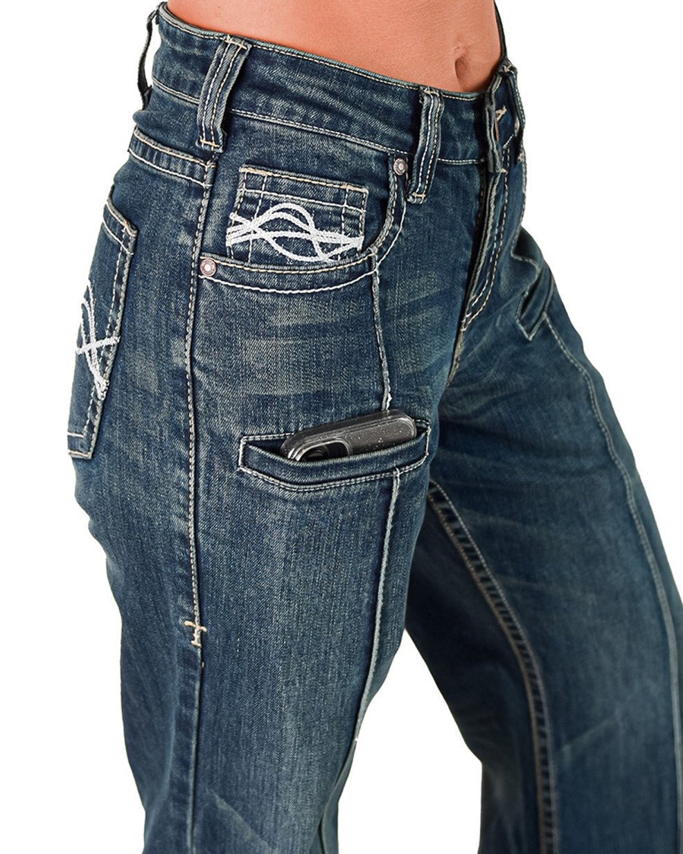 DFMI Wide Leg Trouser Jeans by Cowgirl Tuff