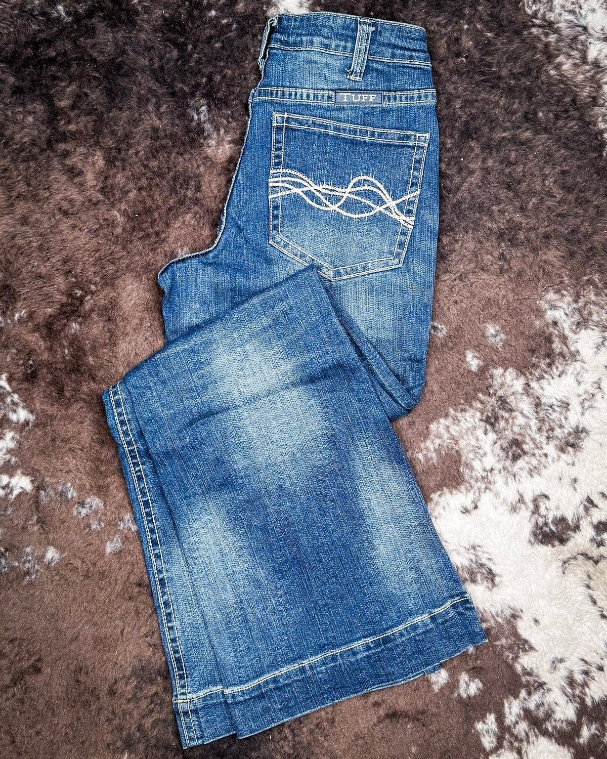 DFMI Wide Leg Trouser Jeans by Cowgirl Tuff