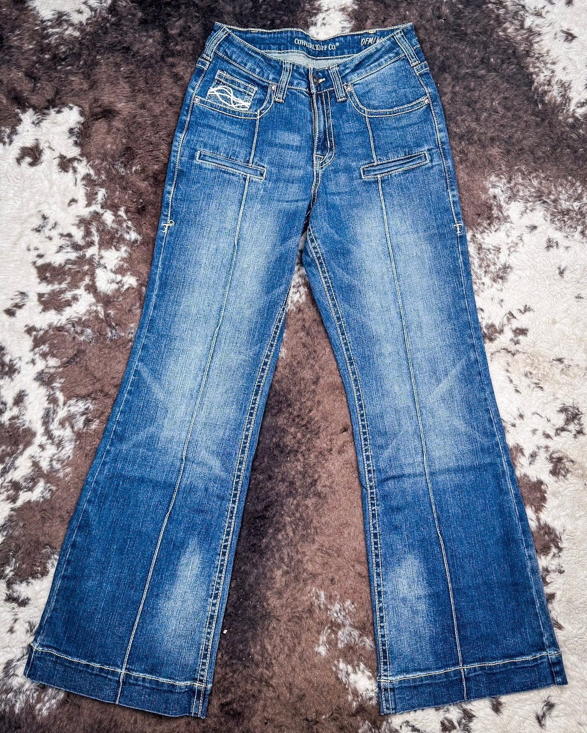 DFMI Wide Leg Trouser Jeans by Cowgirl Tuff