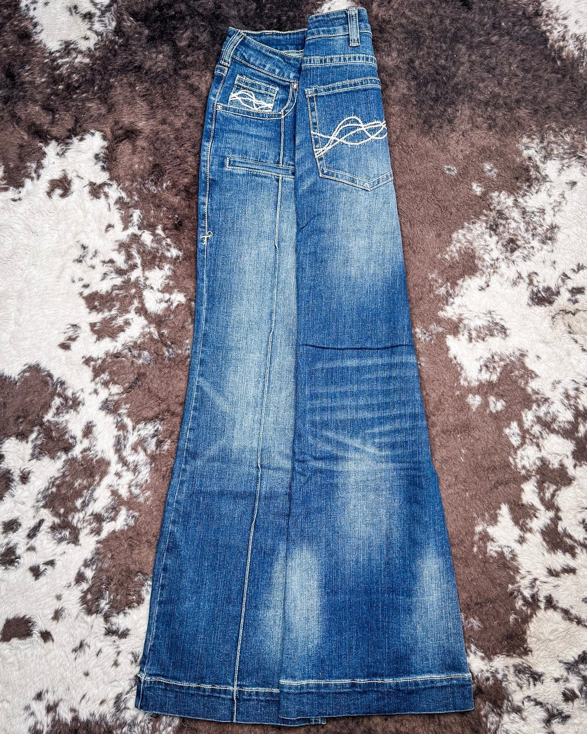 DFMI Wide Leg Trouser Jeans by Cowgirl Tuff