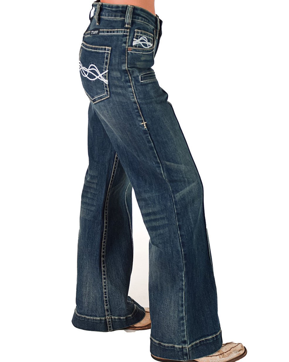 DFMI Wide Leg Trouser Jeans by Cowgirl Tuff