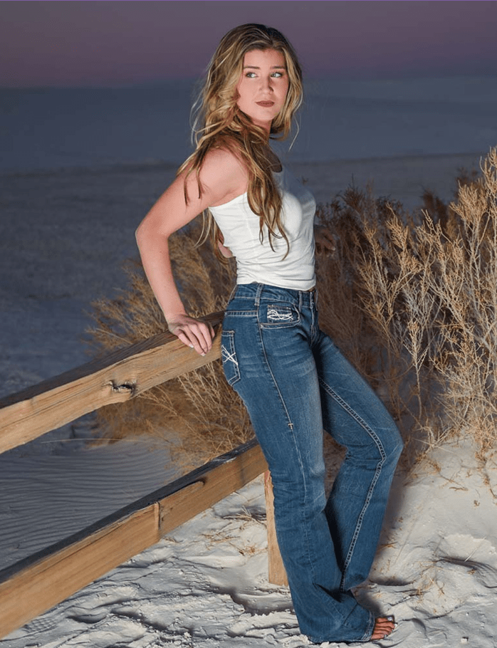 Cowgirl Tuff Don't Fence Me In Bootcut Jeans