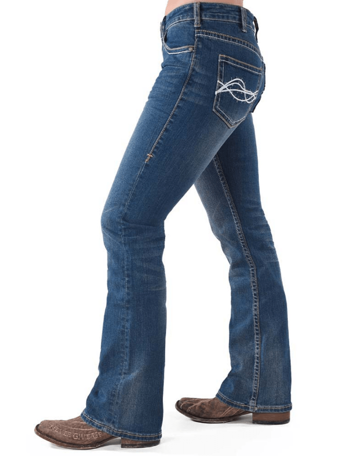 Cowgirl Tuff Don't Fence Me In Bootcut Jeans