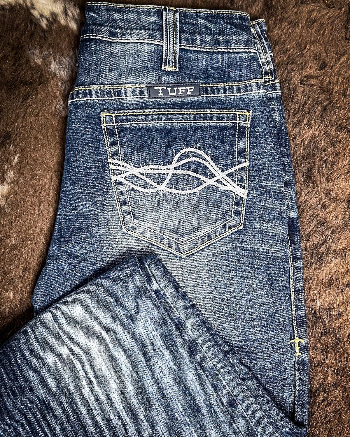 Cowgirl Tuff Don't Fence Me In Bootcut Jeans