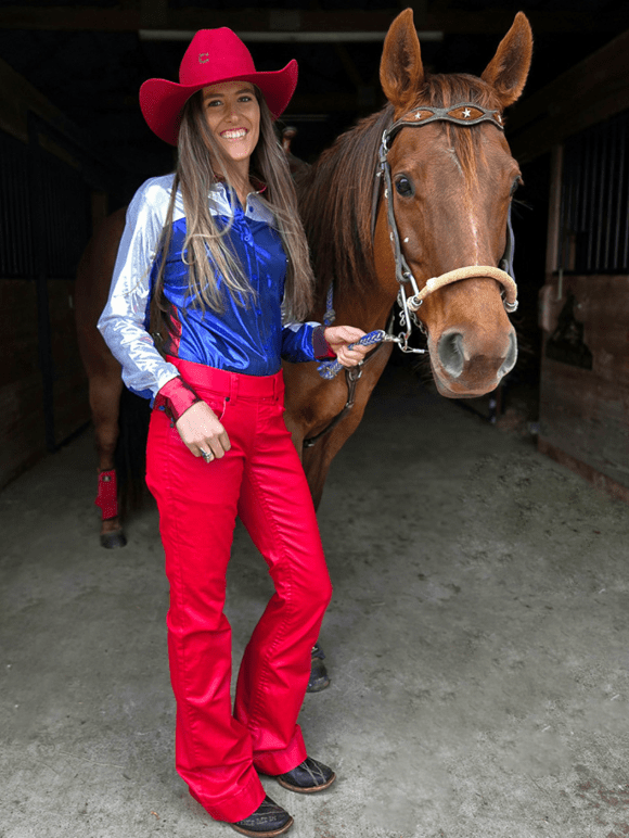 Cowgirl Tuff Flame Pull-On Trouser Jeans