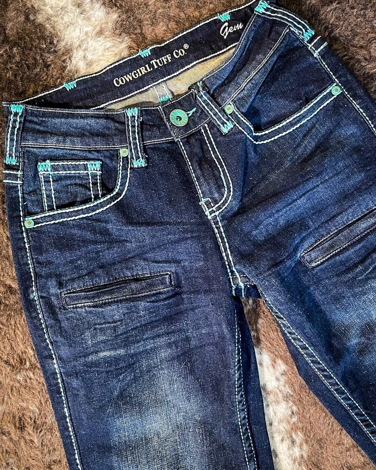 Cowgirl Tuff Gem Bootcut Jeans