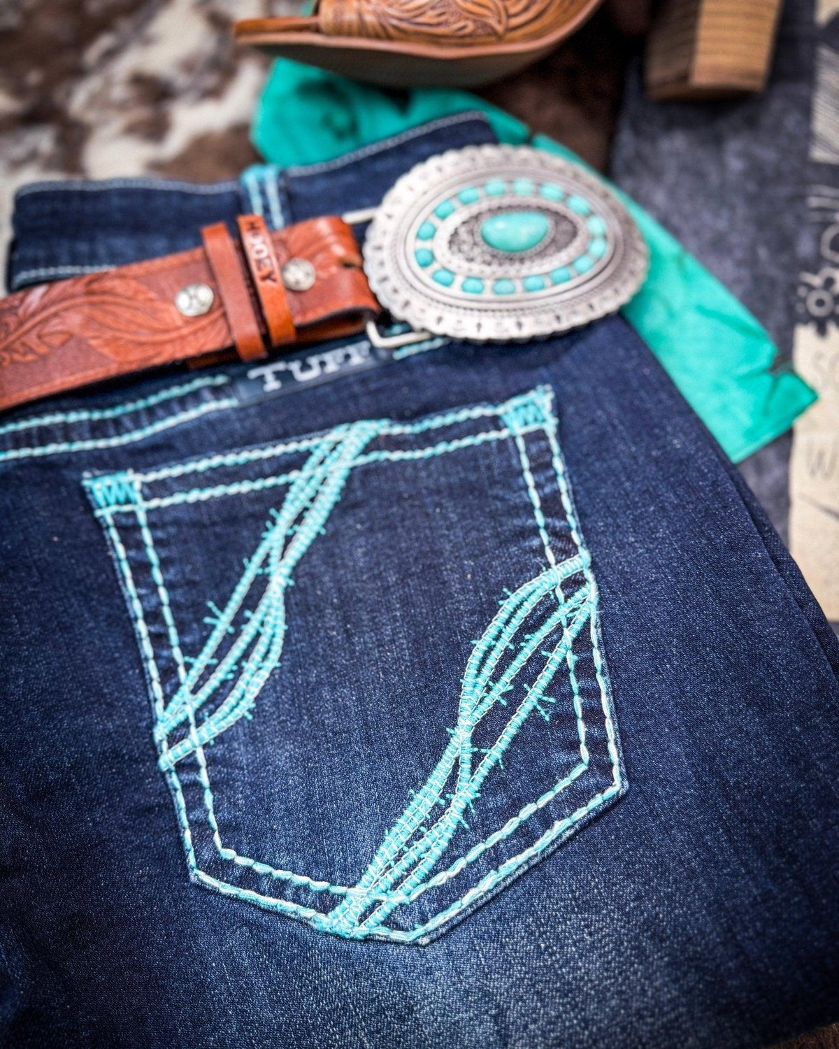 Cowgirl Tuff Gem Bootcut Jeans