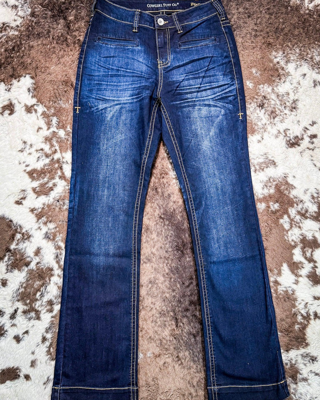 Cowgirl Tuff Platinum Bootcut Jeans