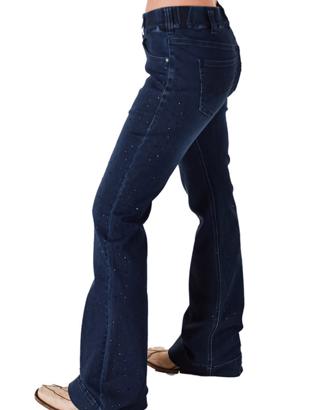 Cowgirl Tuff Pull-On Sapphire Bling Trouser