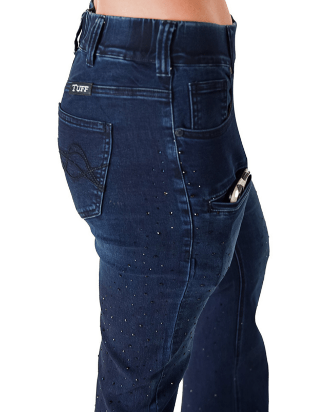 Cowgirl Tuff Pull-On Sapphire Bling Trouser