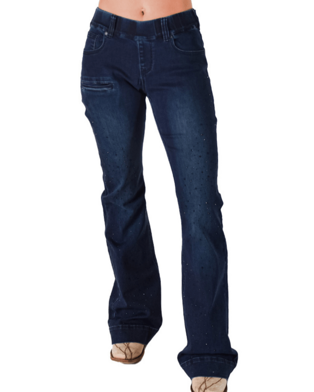 Cowgirl Tuff Pull-On Sapphire Bling Trouser