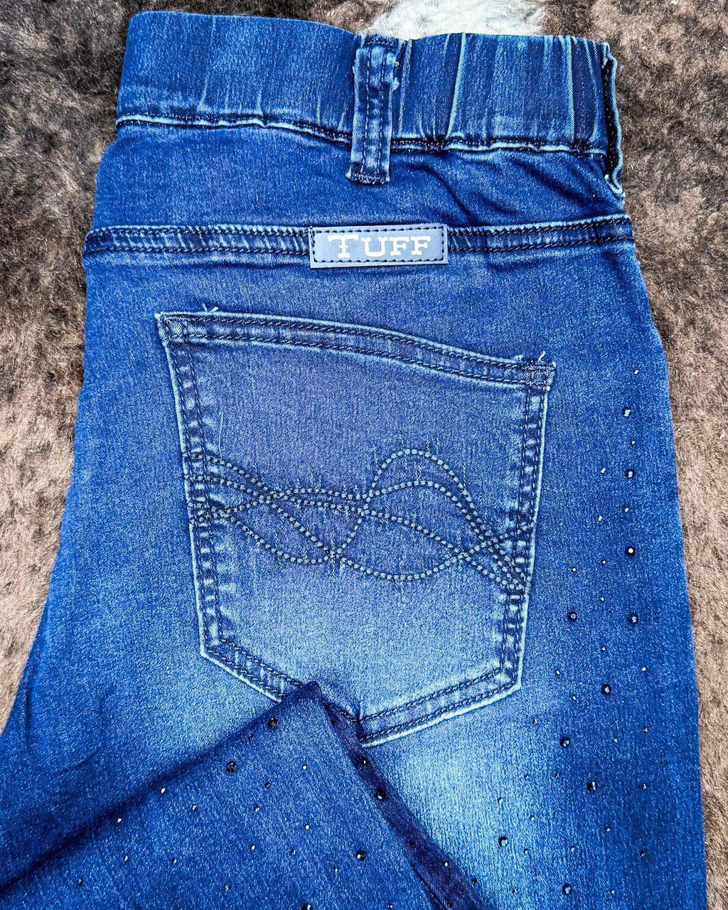 Cowgirl Tuff Pull-On Sapphire Bling Trouser