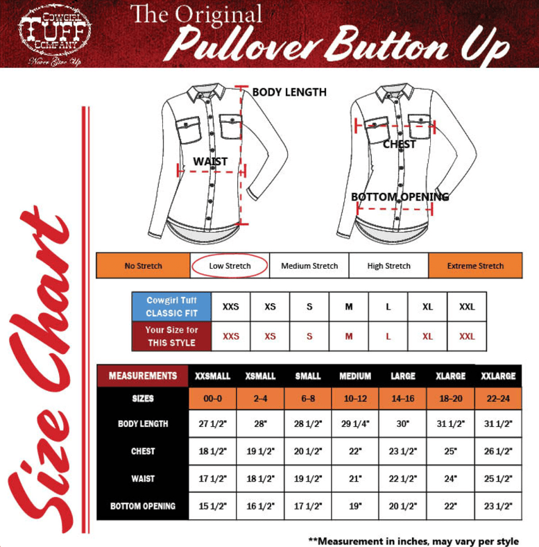 Cowgirl Tuff Spurfire Pullover Button Up with Copper Metallic Foil