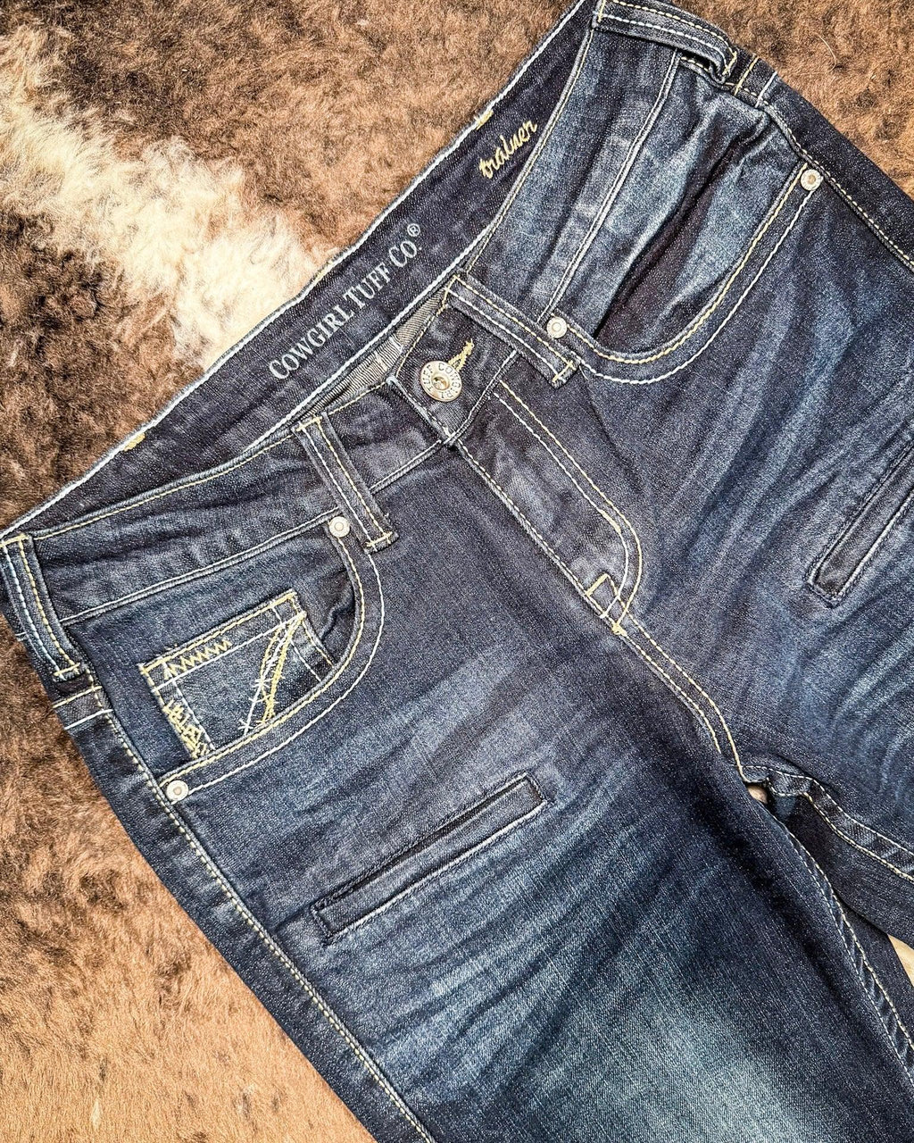 Cowgirl Tuff Trainer Bootcut Jeans