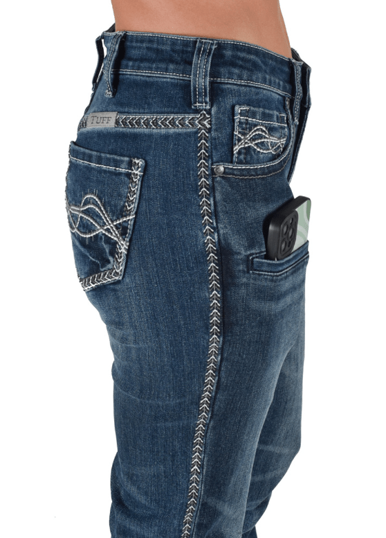 Cowgirl Tuff ZigZag Bootcut Jeans