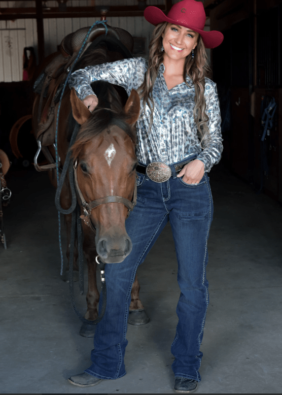 Cowgirl Tuff ZigZag Bootcut Jeans