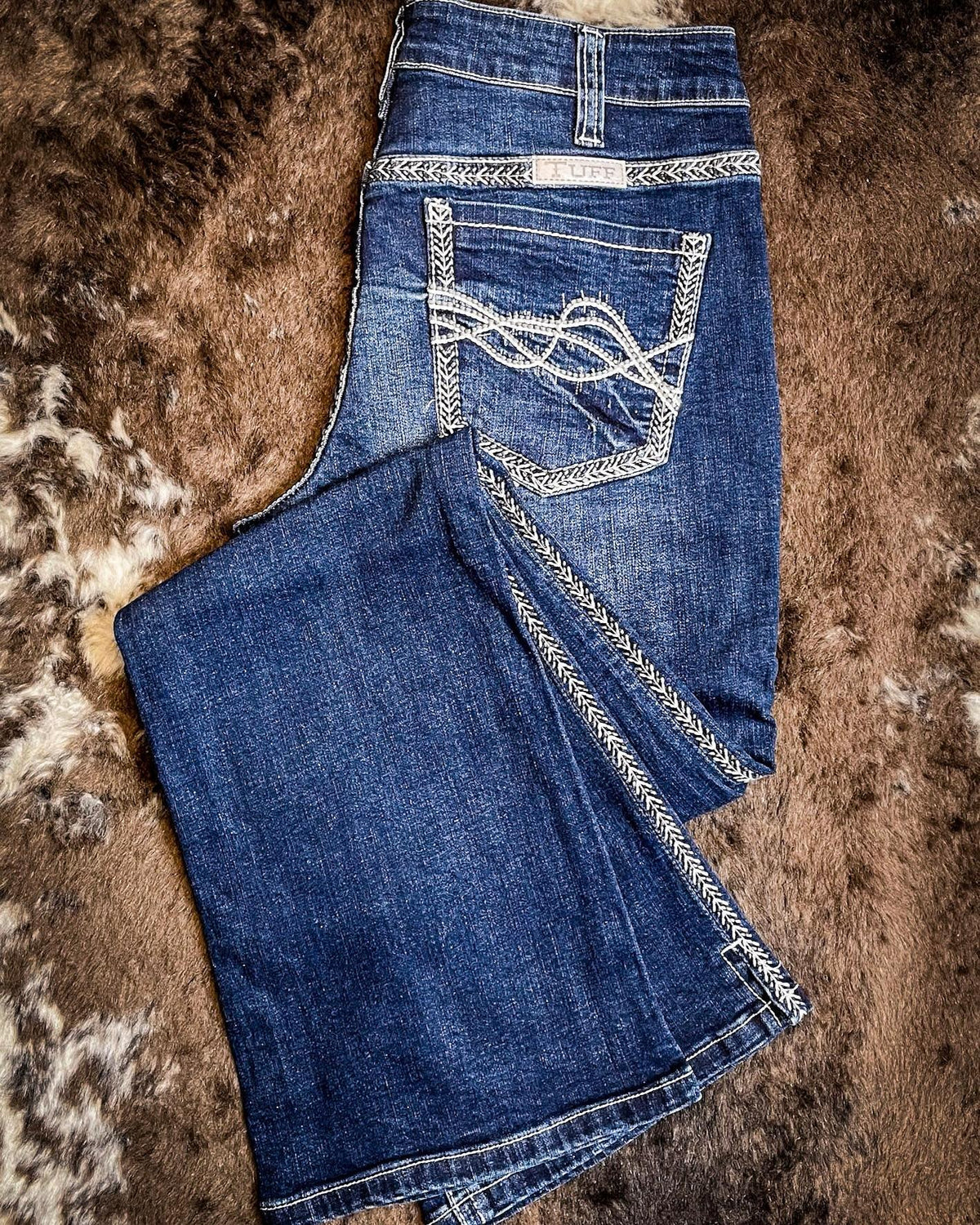 Cowgirl Tuff ZigZag Bootcut Jeans