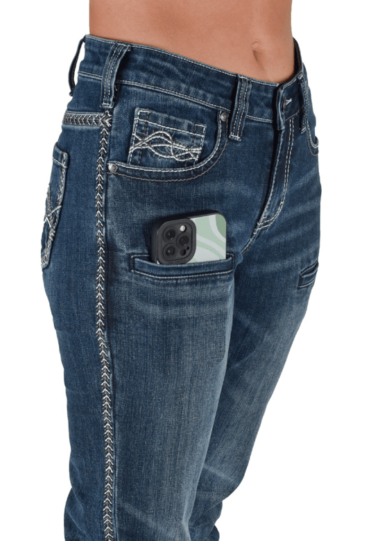 Cowgirl Tuff ZigZag Bootcut Jeans