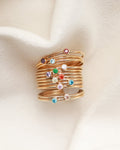 Birthstone Stacking Ring