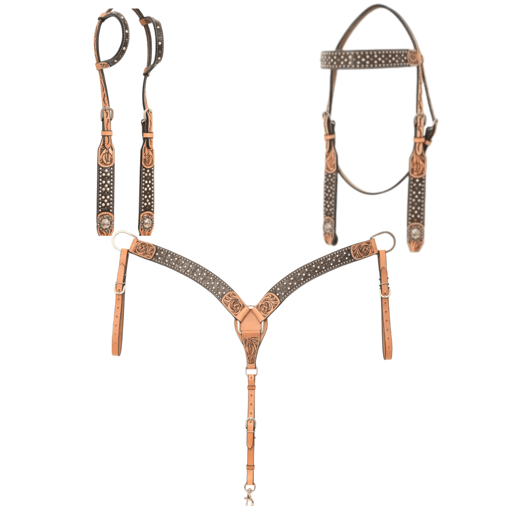 Crystal Collection Breast Collar and Headstall - Pieces Sold Separate