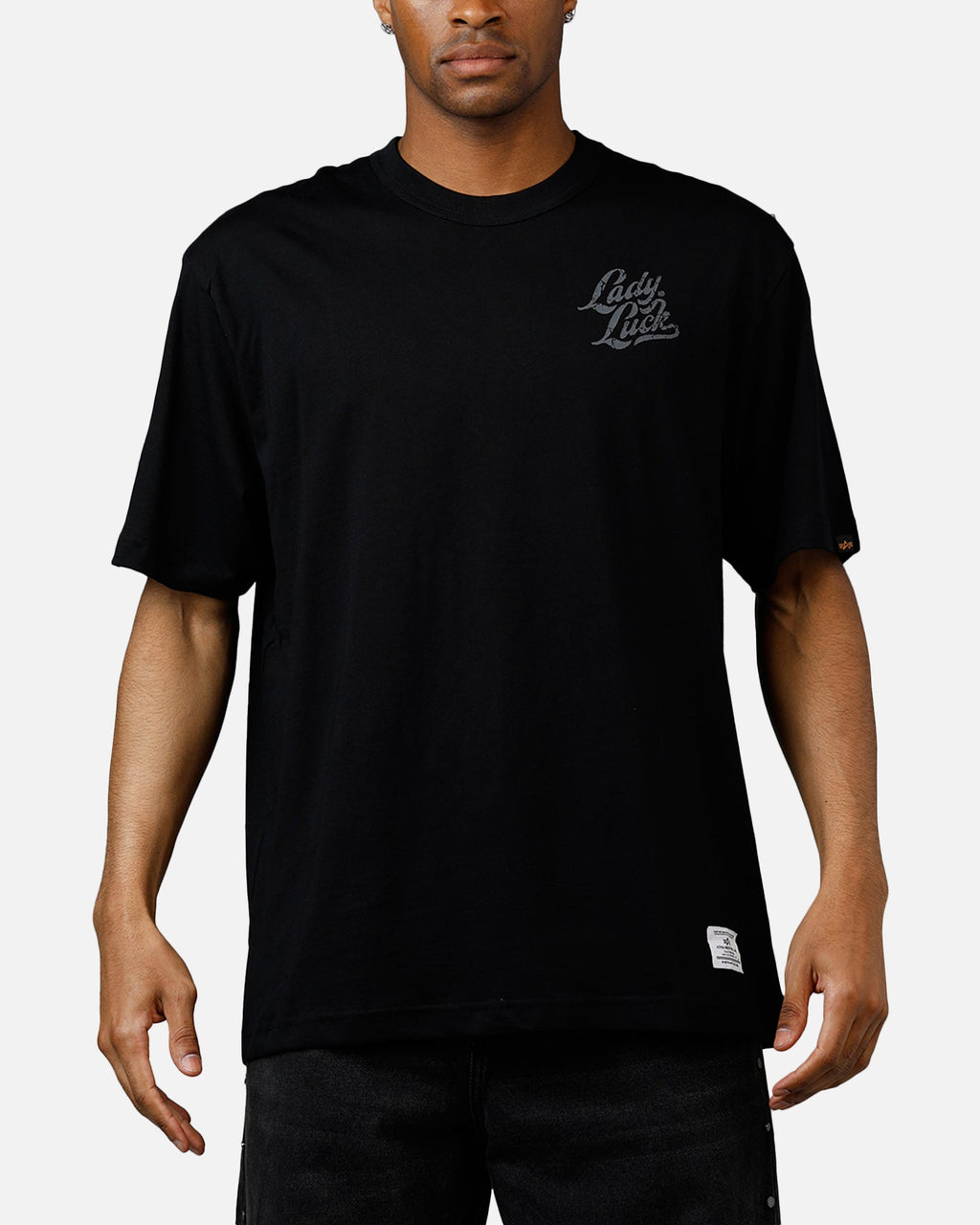 Alpha Industries Lady Luck T-Shirt Black