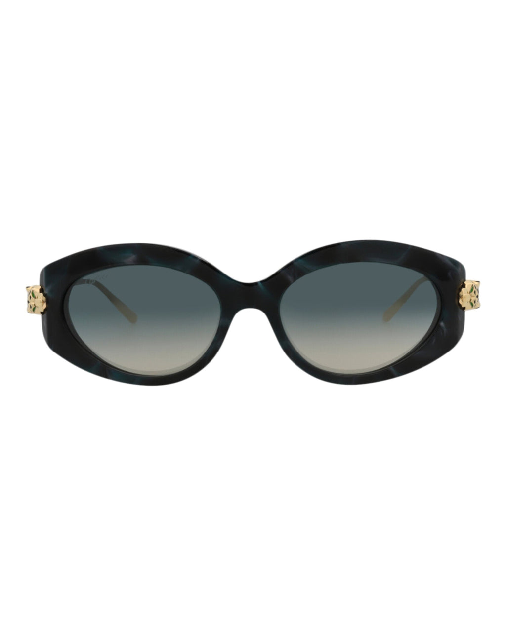 Round-Frame Acetate Sunglasses