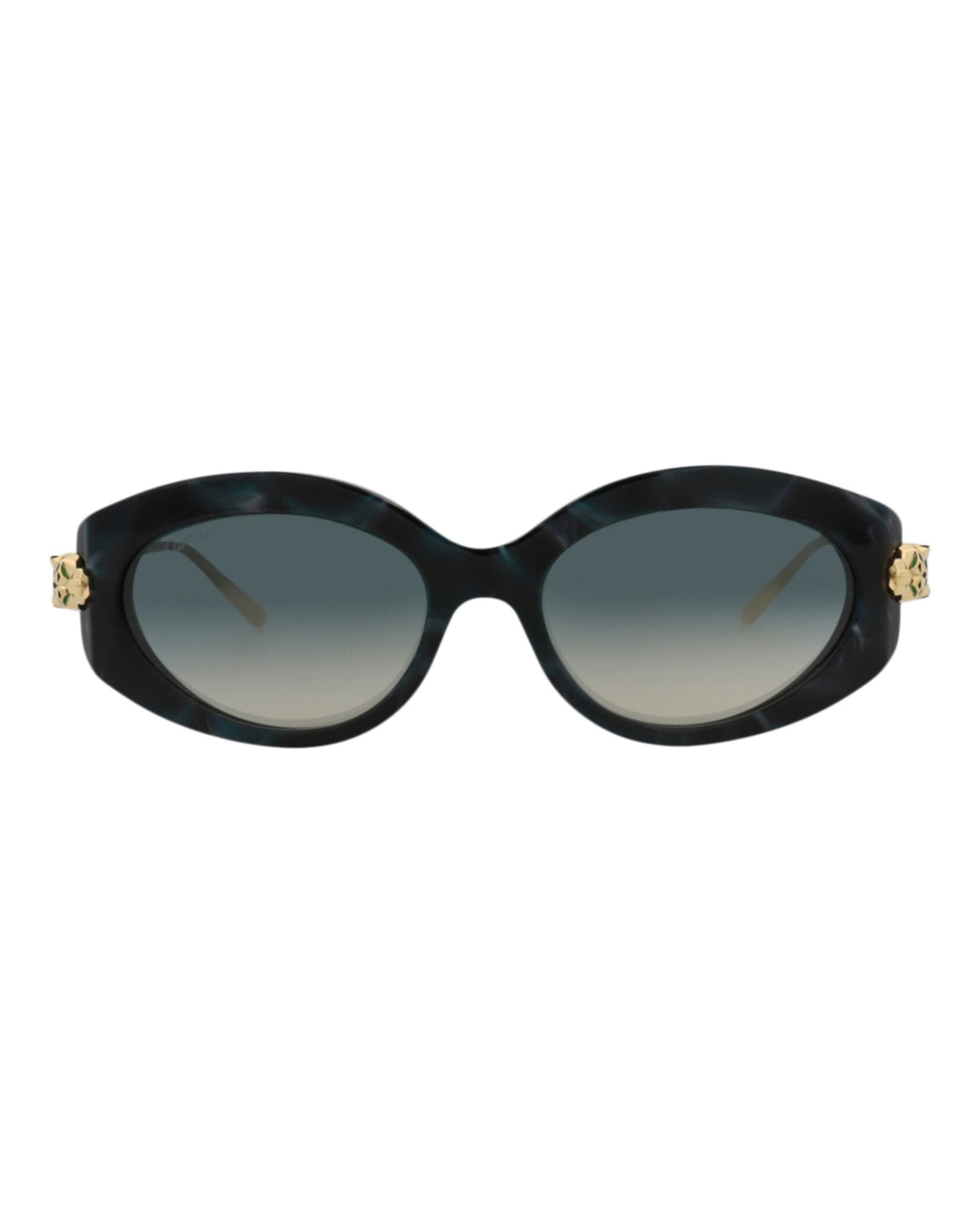Round-Frame Acetate Sunglasses