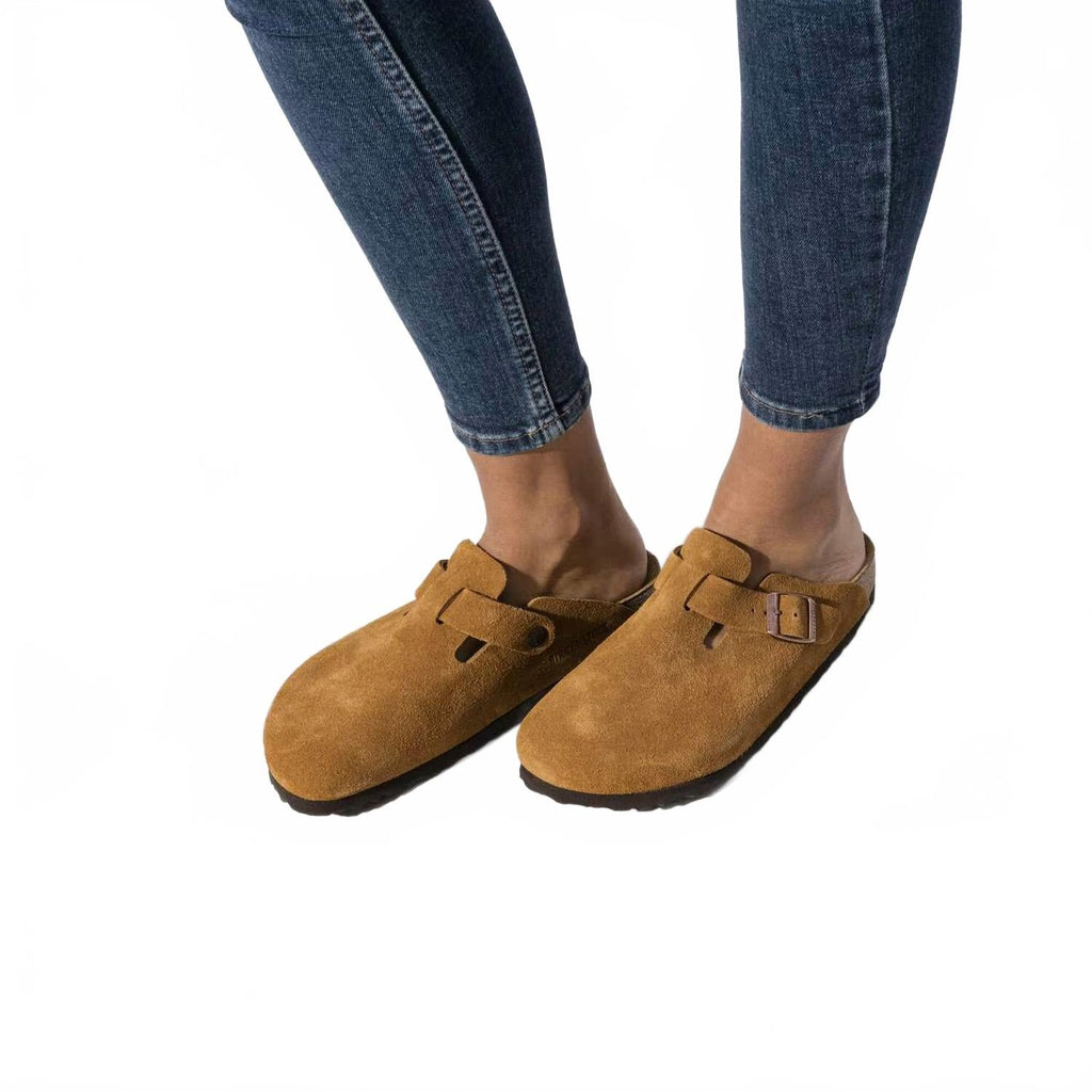 Women's Boston Clog In Mink