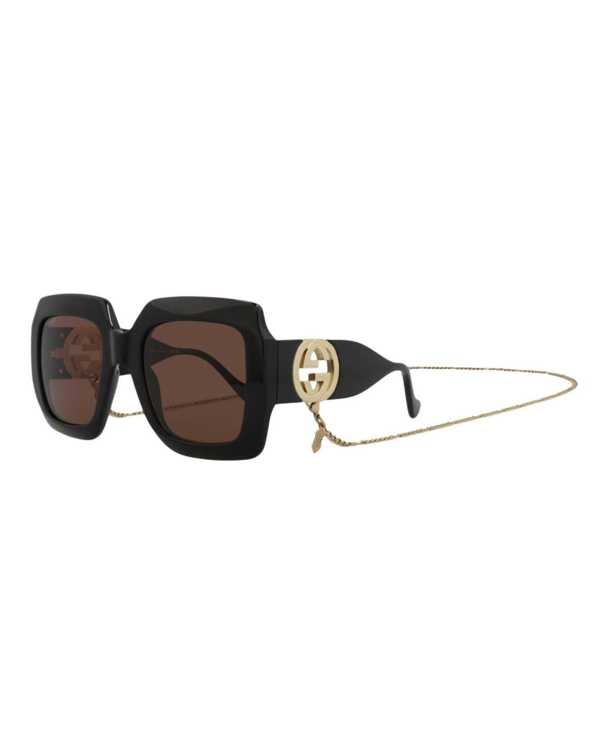 Square-Frame Injection Sunglasses