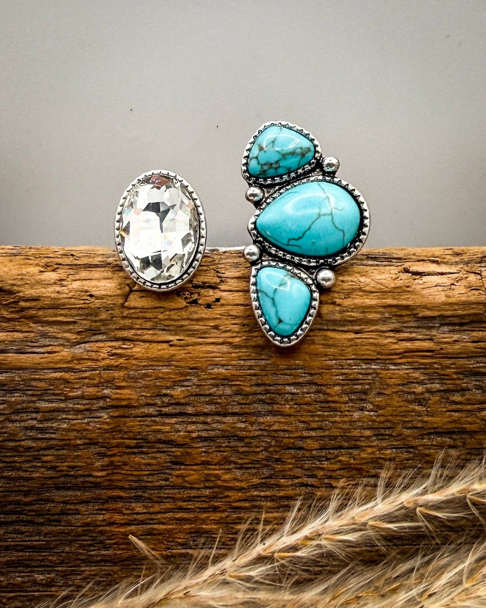 Darcy Dual Stone Cuff Ring