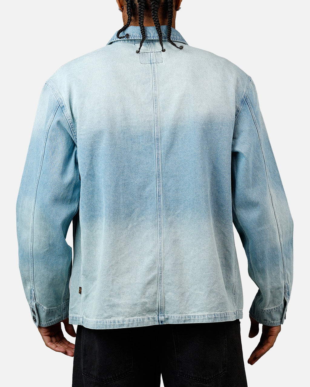 Alpha Industries Denim Relaxed Chore Coat Denim Blue
