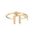 Gold Plated Bar Cuff