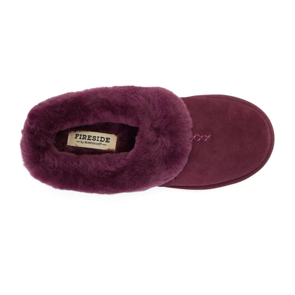 Dearfoams Adelaide Genuine Shearling Clog Slipper – Women's