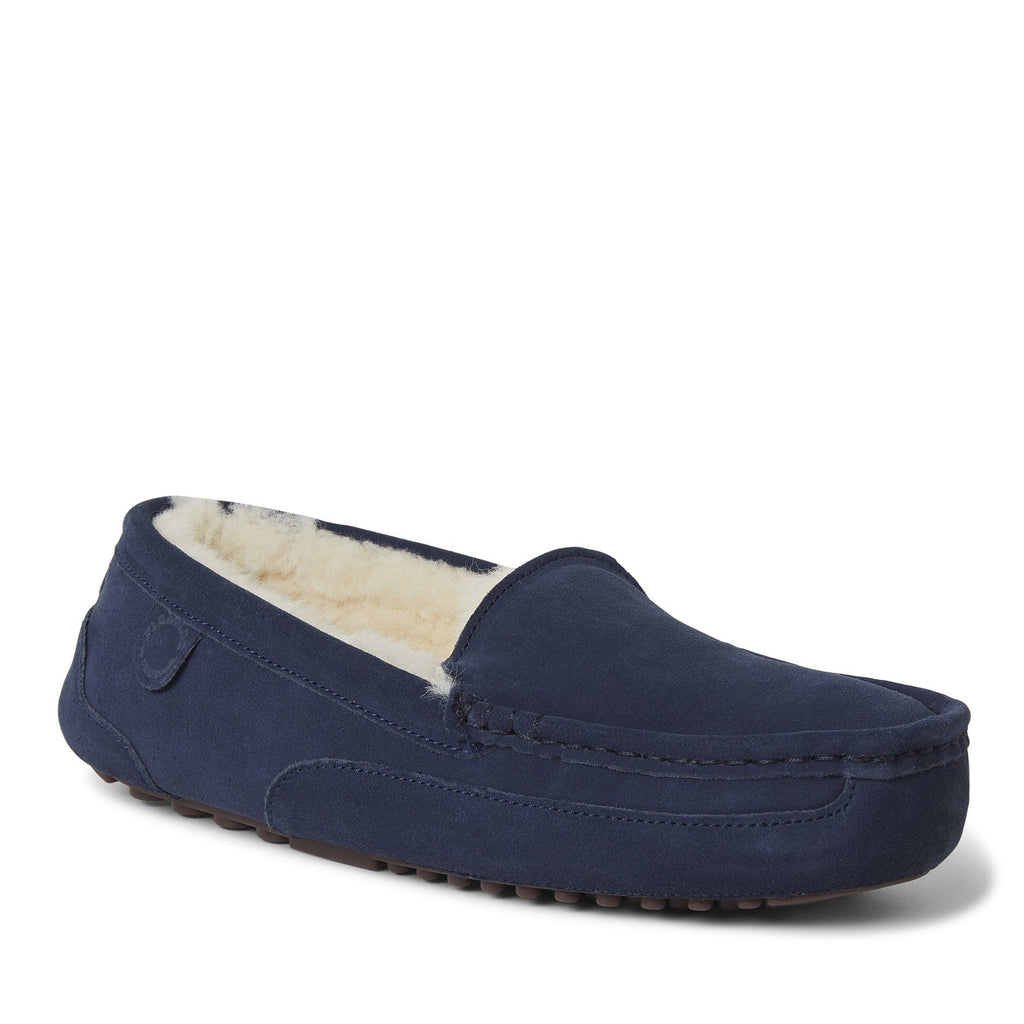 Dearfoams Melbourne Shearling Moccasin Slipper – Men's