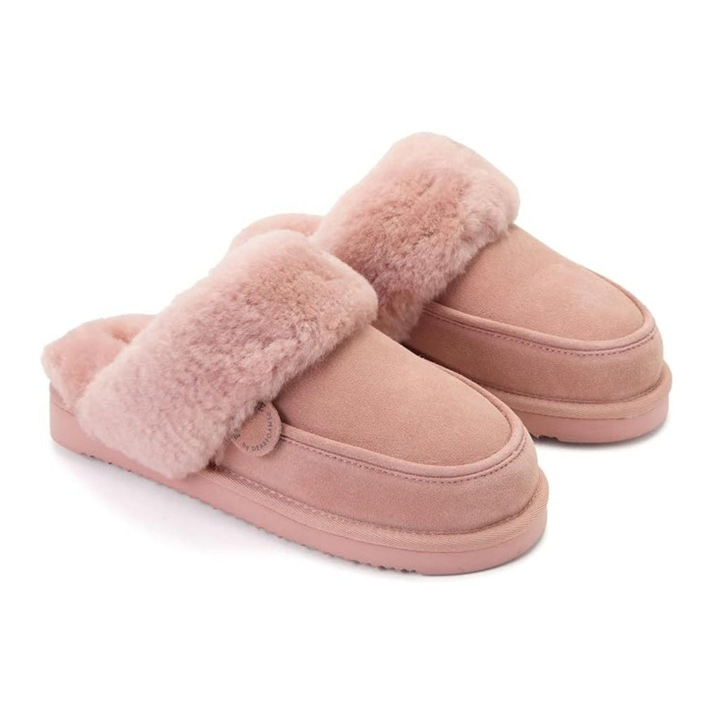 Dearfoams Melville Shearling Scuff Slipper – Women's
