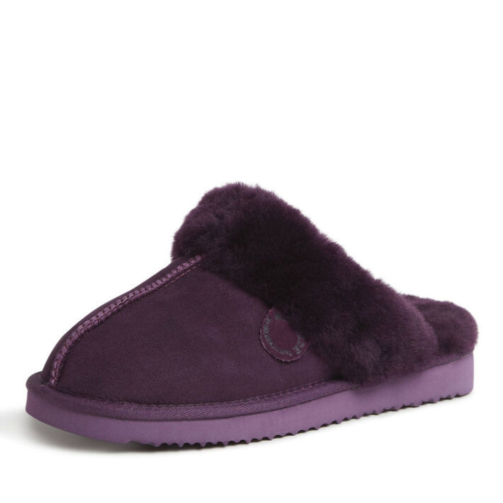 Dearfoams Sydney Genuine Shearling Scuff – Women's