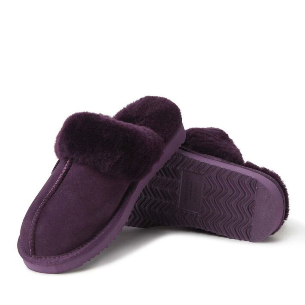 Dearfoams Sydney Genuine Shearling Scuff – Women's
